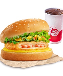 1 BURGER TÔM + 1 NƯỚC NGỌT