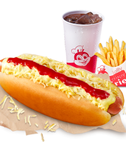 1 JOLLY HOTDOG + 1 KHOAI TÂY CHIÊN VỪA + 1 NƯỚC NGỌT