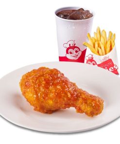 1 GÀ SỐT CAY + 1 KHOAI TÂY CHIÊN VỪA + 1 NƯỚC NGỌT