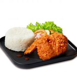 1 CƠM GÀ SỐT CAY