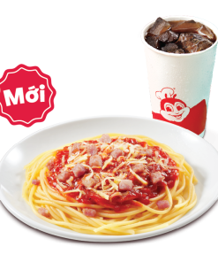 1 MÌ Ý SỐT CAY VỪA + 1 NƯỚC NGỌT